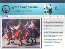 Tablet Screenshot of gypsyfolkensemble.com
